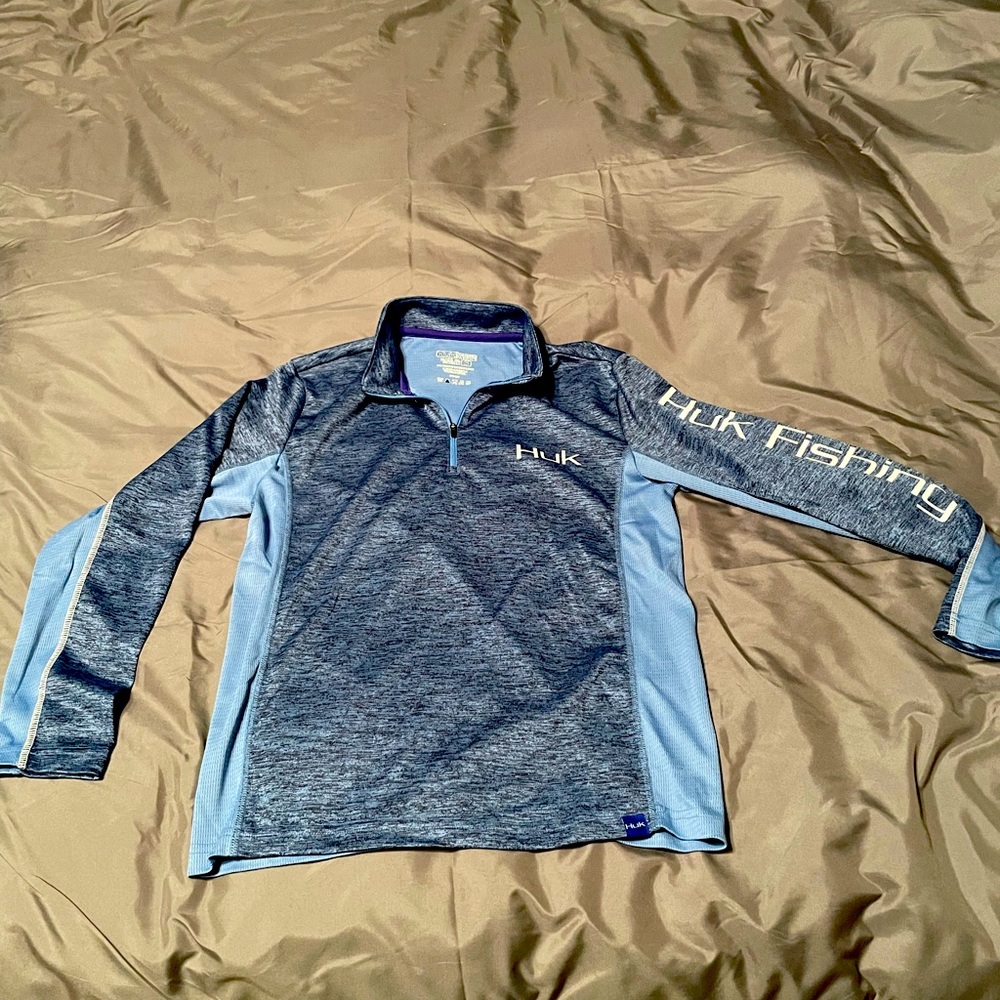 Huk performance fishing 1/4 zip.